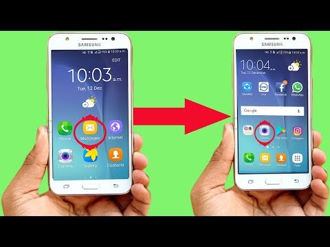 Samsung J1/J2/J3/J5/J7/S7/S8- How To Make App Icons On The Home Screen Smal Or Larger #HelpingMind
