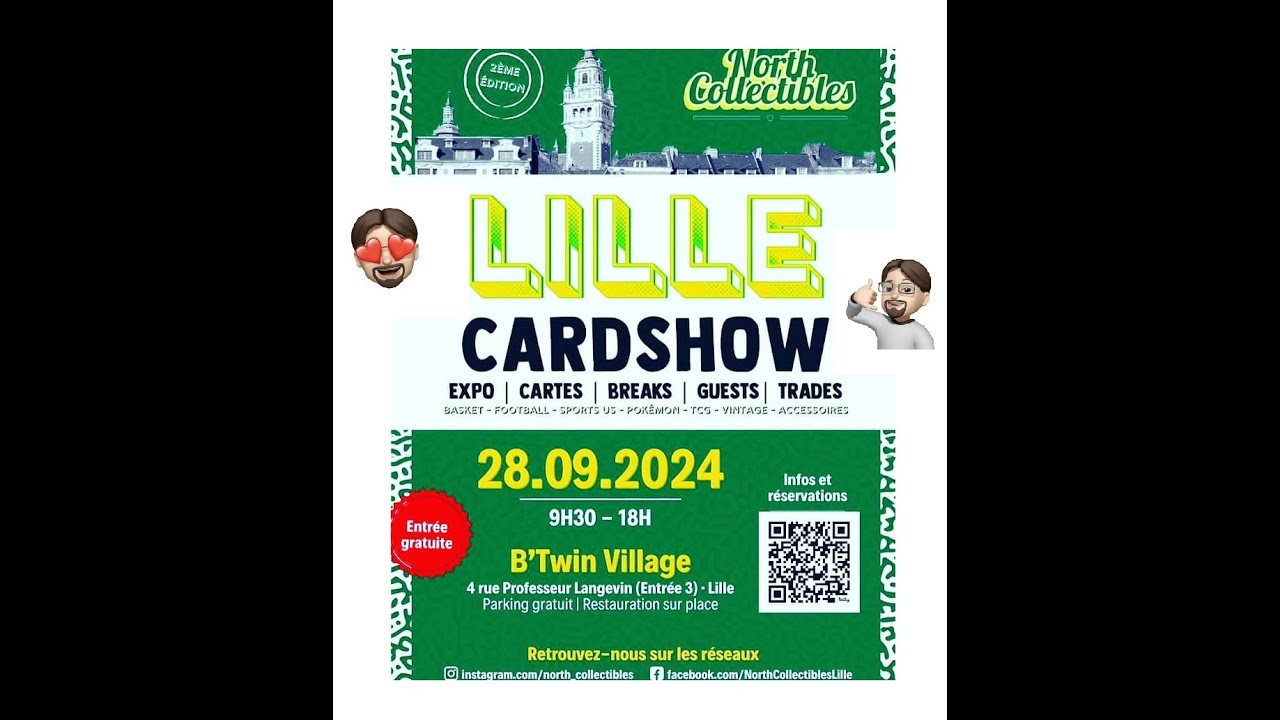 LILLE CARDS SHOW 2024 - 3éme édition / tour des tables en photos et vidéo + cartes MAGIC AUTO !!!