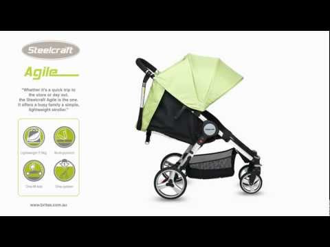 steelcraft fast fold granite stroller