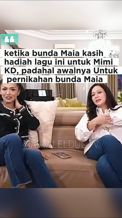 THE SONG BY MOTHER MAIA FOR MIMI KD IS SO COOL #maiaestianty #krisdayanti