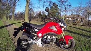 HONDA MSX 125 (Grom) Walkaround, City &amp; Highway Riding + Full Akrapovic Exhaust