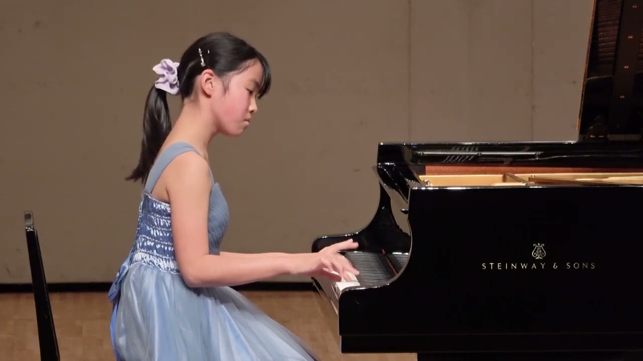 バッハコンクール全国大会　銀賞　インベンション第4番/J.S.バッハ　小5