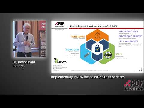 Implementing PDF/A-based eIDAS trust services - Dr. Bernd Wild