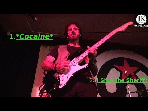 Cliff Stevens & Band - 1.Cocaine 2. I Shot The Sheriff / Hypothalamus/ Bluesnote Rheine Germany 2016