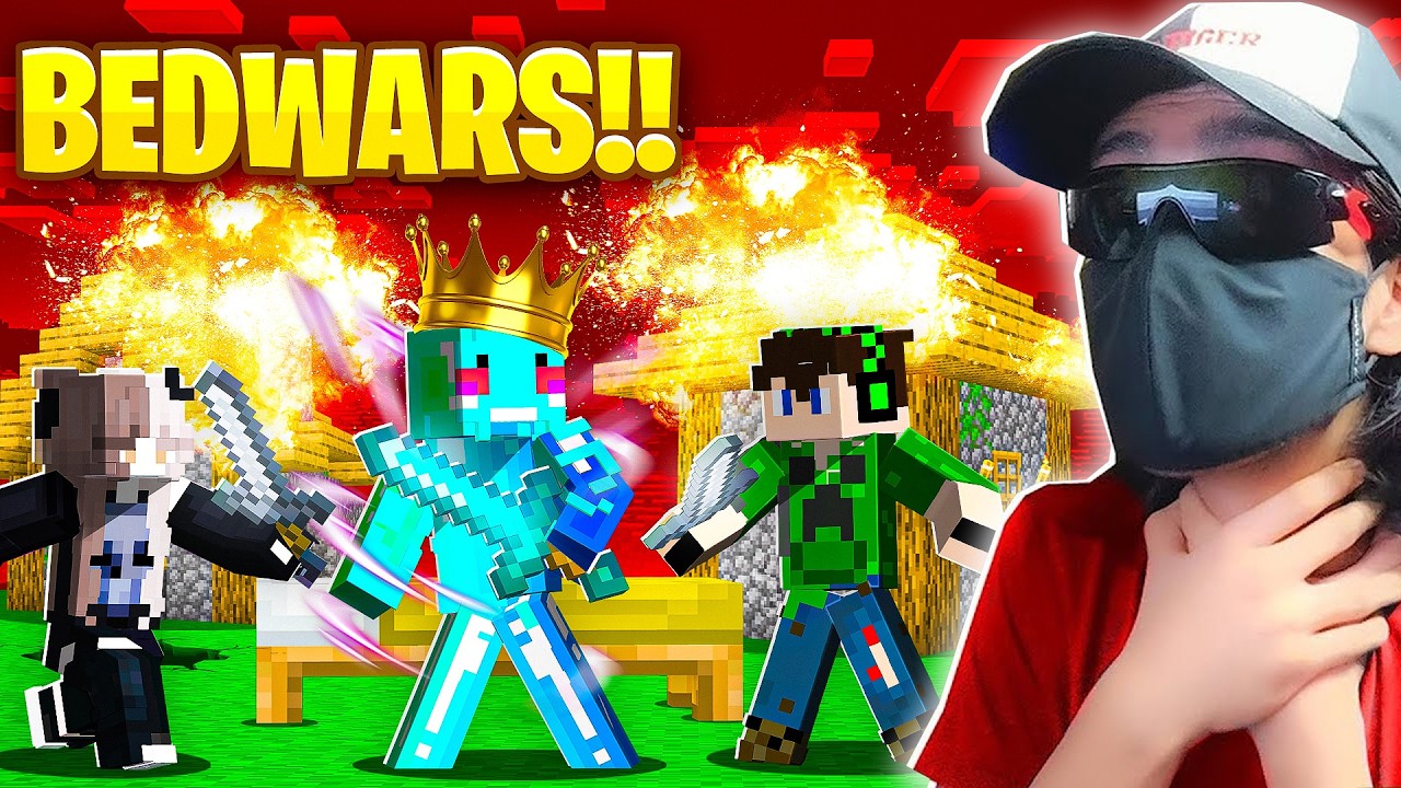 I PLAYED MINECRAFT BEDWARS With KIMOCHI & @ezio18rip