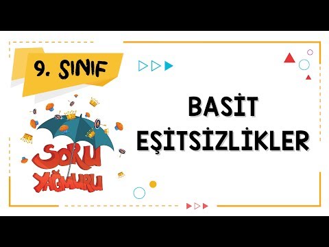 9.Sınıf BASİT EŞİTSİZLİKLER SORU YAĞMURU - HALİL İBRAHİM HOCA