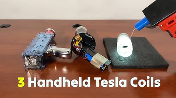 3 Cool Handheld Tesla Coils ⚡ #experiment #science #tesla