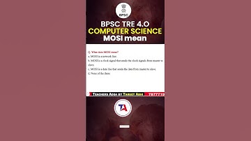 BPSC Tre 4.0 Computer Science MOSI Mean #QuizTime BPSC Computer Science Vacancy 2025 #bpscvacancy