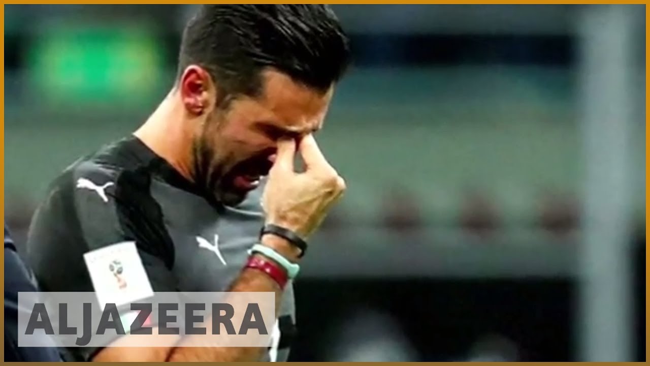 إيطاليا تخرج من كأس العالم 2018 بعد التعادل مع السويد | الجزيرة الإنجليزية