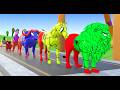 Animal Crossing Fountain With Zebra Lion Kangroo Buffalo And Cat Part3 | Zoova 3D