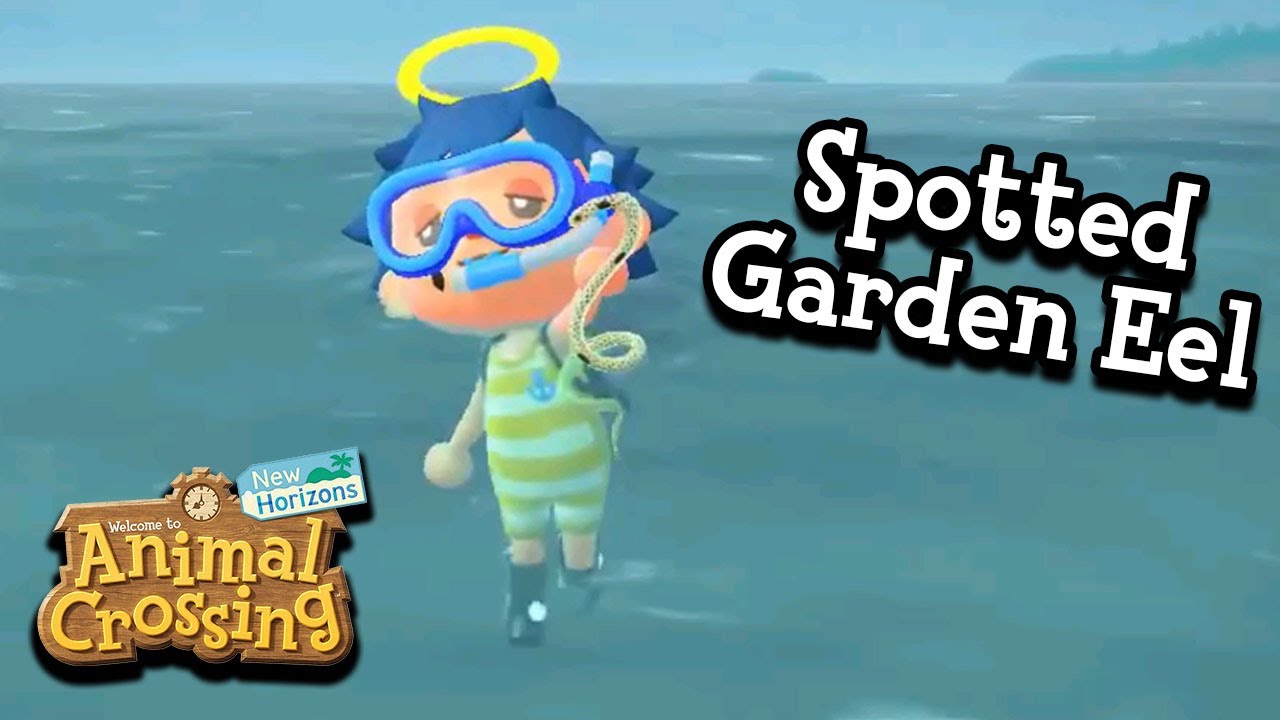 Spotted Garden Eel! Animal Crossing: New Horizons