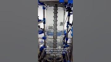 Customizable glass reactor in laboratory #Shorts