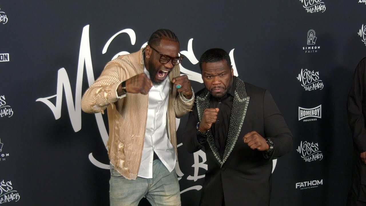 Deontay Wilder and 50 Cent "Moses the Black" Los Angeles Premiere | Arrivals