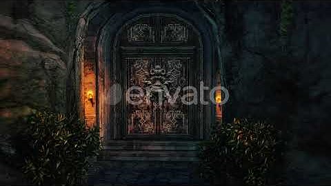 Evil Castle Door | Motion Graphics - Envato elements