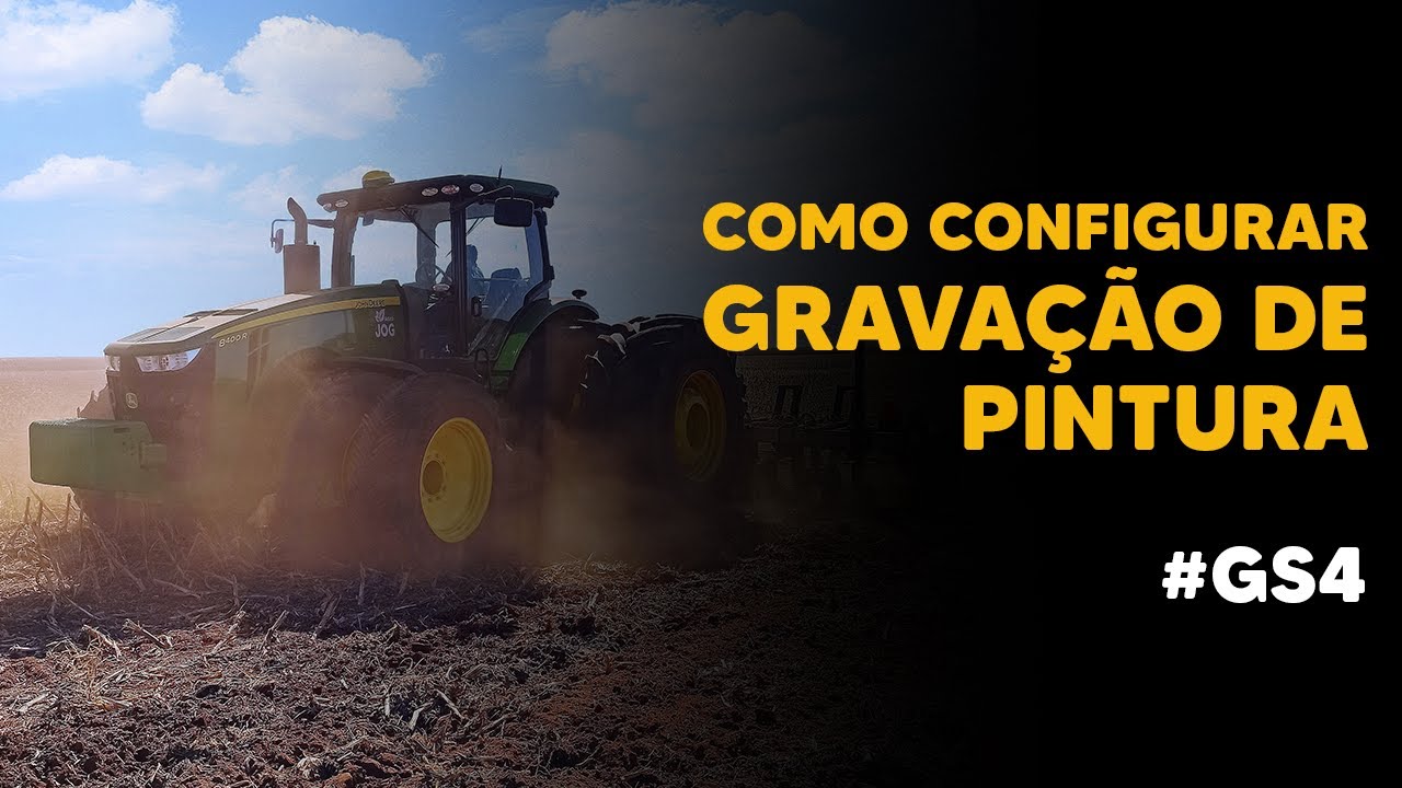 #GS4 Como configurar gravação de pintura.