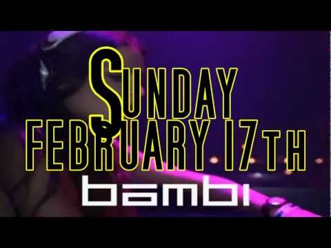 EVA SHAW AKA DJ BAMBI LIVE AT SPA NIGHTCLUB EAST MEADOW SUNDAY FEB 17th 2013!