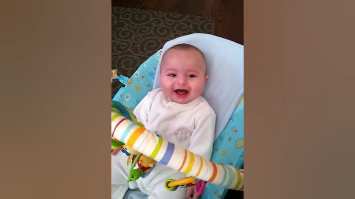 Baby Jack laughing at pig snorting