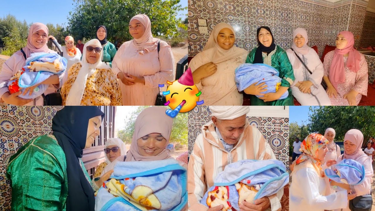 الفرحة فرحتين من عرس منى لسبوع ليلى بنت زهور🥳 هدا هو النهار الكبير❤❤ 