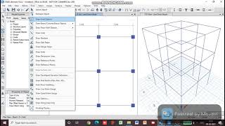 ETABS Tut. Seismic Analysis  Pt.1 -Define Sections, Beam - Column - Slab placing, Add seismic loads