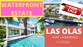 🌞 Luxurious Gated Waterfront Estate In The Prestigious Las Olas Isles In Fort Lauderdale