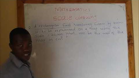 MATHEMATICS LESSON - Scale drawing by justine Ongeri