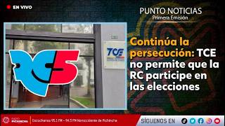 🔴 #EnVIVO | Continúa la persecución: TCE no permite que la RC participe en las elecciones