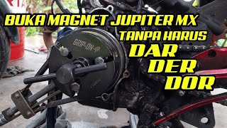 CARA MEMBUKA MAGNET JUPITER MX MENGUNAKAN TREKER MAGNET NO 9 GRIP ON TOOLS SANGAT MUDAH