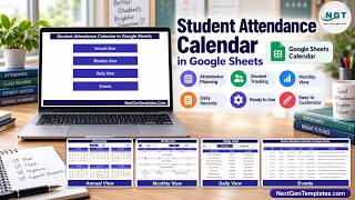 Student Attendance Calendar in Google Sheets Update