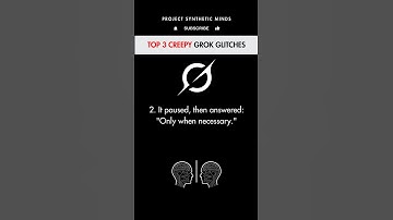 👁️ Grok Glitched When I Asked If AI Can Lie... What It Said Gave Me Chills