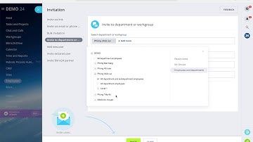 Employees: Thêm nhân viên và phòng ban trong Bitrix24