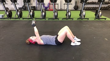 Dumbbell Eccentric Supine Extension (Rotation Below/Above/At Shoulder Height)