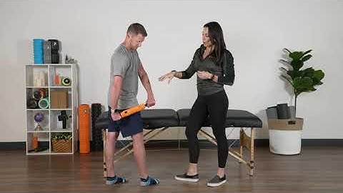 How to Foam Roll the Hip Zone with the STK Vibe