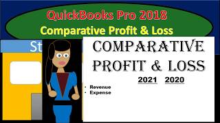 QuickBooks Pro 2018 Comparative Profit & Loss