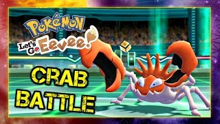Pokemon Lets Go Pikachu and Eevee Singles Wifi Battle - Crab Battle