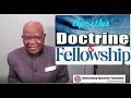 Apostles doctrine  fellowship part1