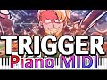 🎹 a_hisa Trigger ピアノ ○○の主役は我々だ! OP・ED曲 MIDIカバー