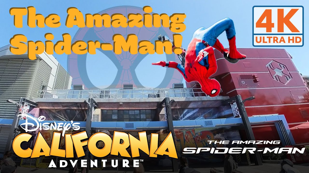 The Amazing Spider-man! Full Show - 4K POV  | Avengers Campus California Adventure 2023