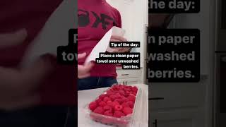 Hate wasting 💰 on moldy berries? 🌟 SAVE THIS TIP! 🌟 #shorts