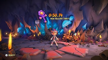 Crash Bandicoot 4 Developer times: N.Sanity Peak in 0:30.74