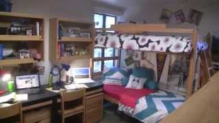 Tour of UCSC Stevenson College triple room