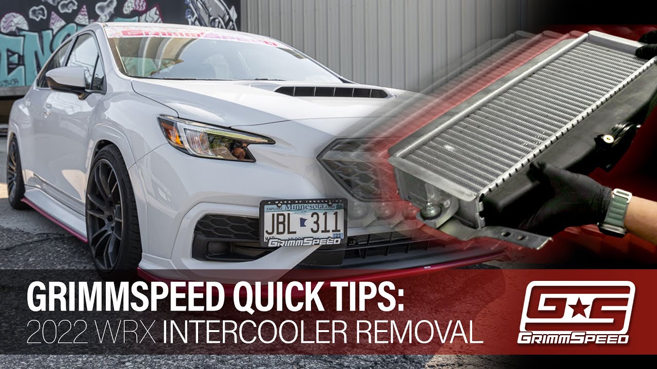GrimmSpeed Quick Tips 2022 Subaru WRX OEM Top Mount Intercooler