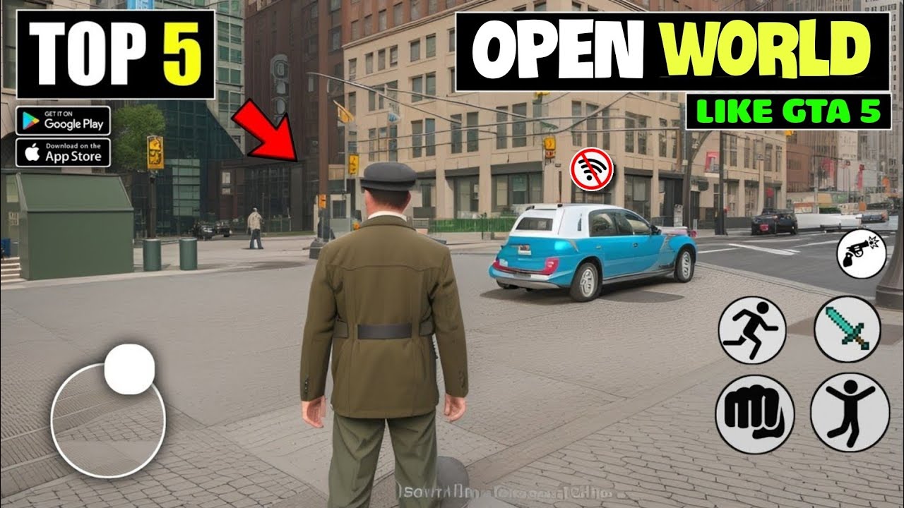 Top 5 Crazy Open World Games For Android 2023 | Ultra Graphics - YouTube