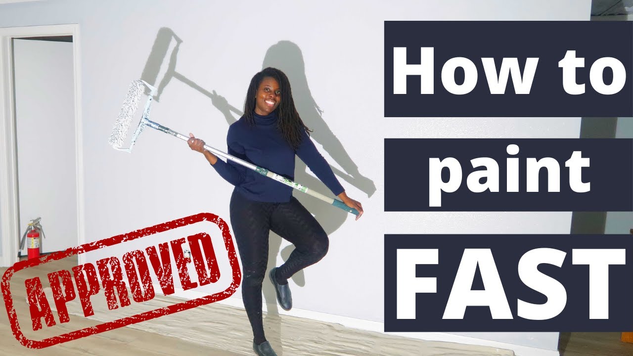 How to paint a room fast YouTube