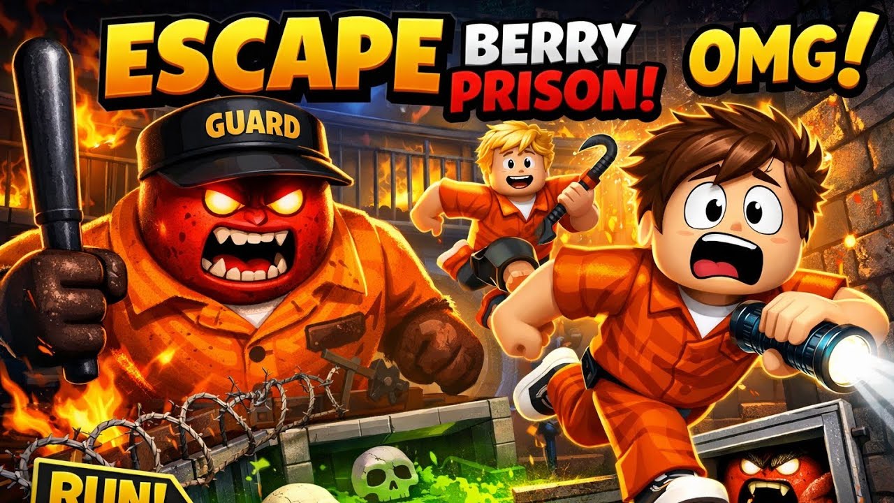 Roblox barry prison escape game play 😱