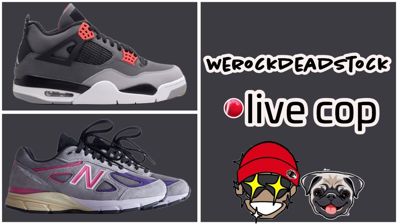 Live Cop: Kith x New Balance 'united Arrow & Sons' / Jordan 4 'infrared'