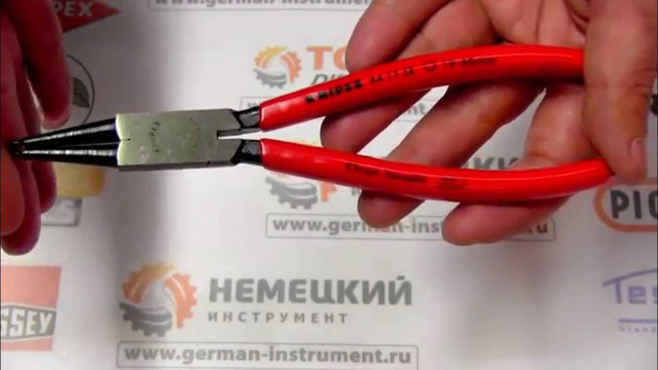 Съёмники Для Стопорных Колец (Внутренних) KNIPEX 4411J2 - YouTube