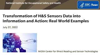 Transformation of H&S Sensors Data into Information and Action: Real World Examples screenshot 1