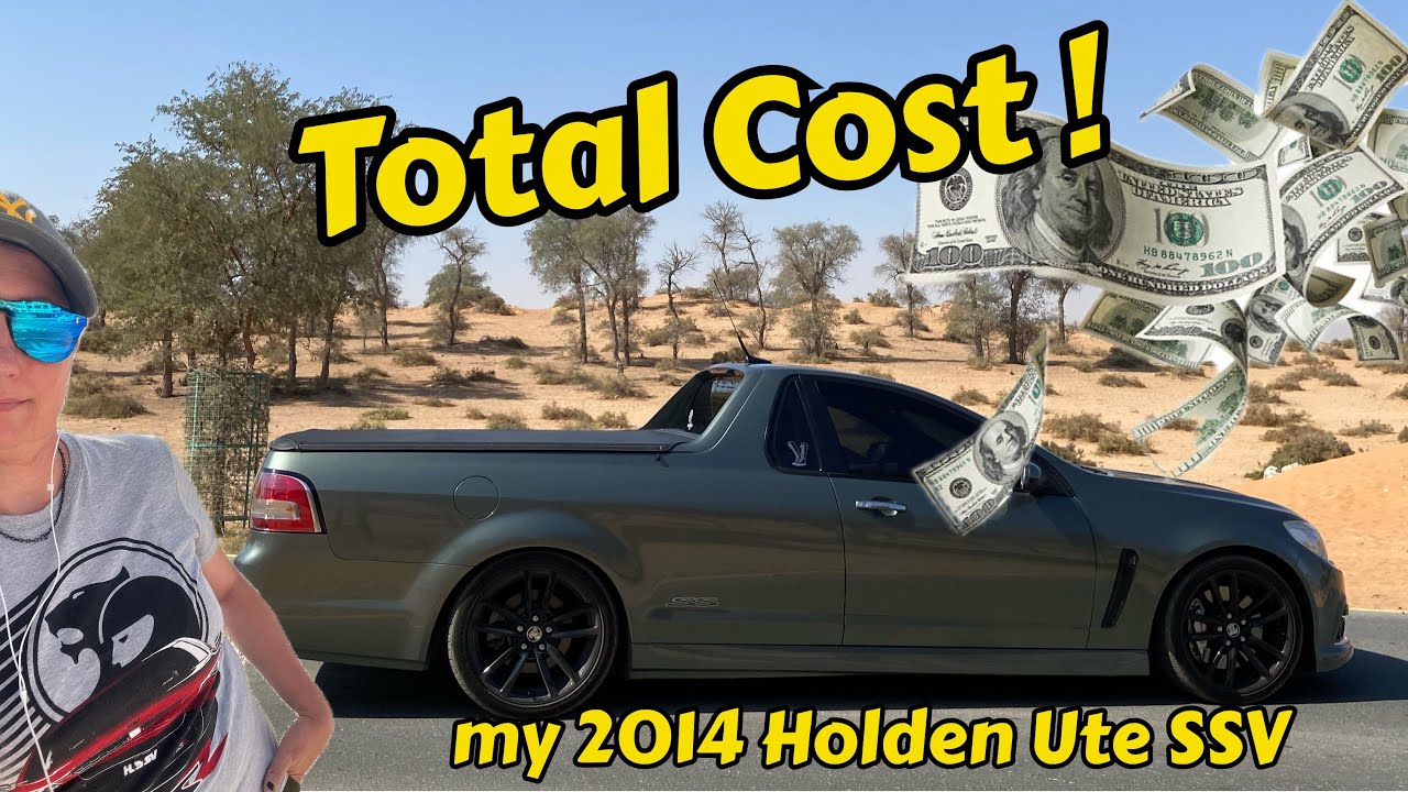 Total Cost, of my Conversion and Import to Dubai, from my 2014 Holden Ute SSV Redline