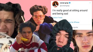 conan gray being relatable for almost 3 minutes (a compilation) ✨
