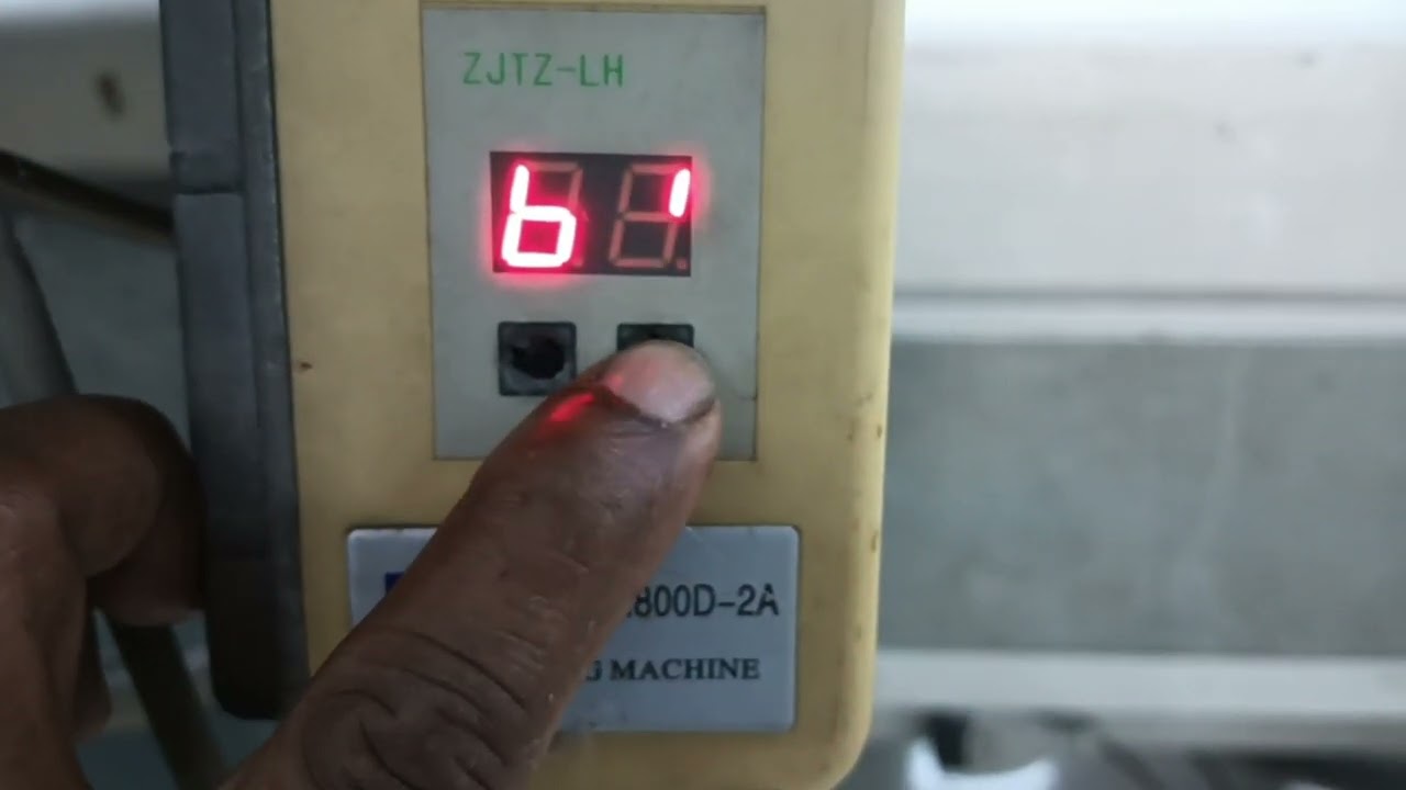 how to upload video jack overclock E800D rotation change and needle bar up and down